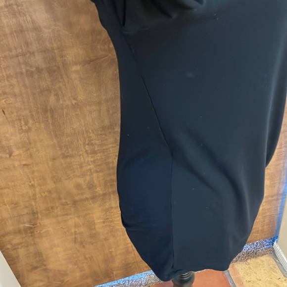 Black Faux Wrap Top - Picture 5 of 6